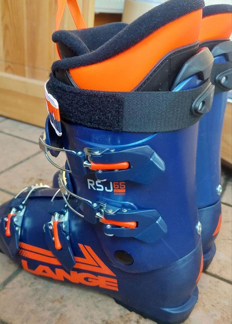 未使用 Lange RSJ スキーブーツ ネイビー/オレンジ 新品未使用 Lange